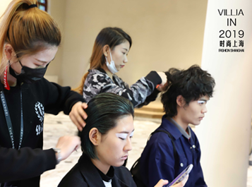 2019上海时尚周化妆后台